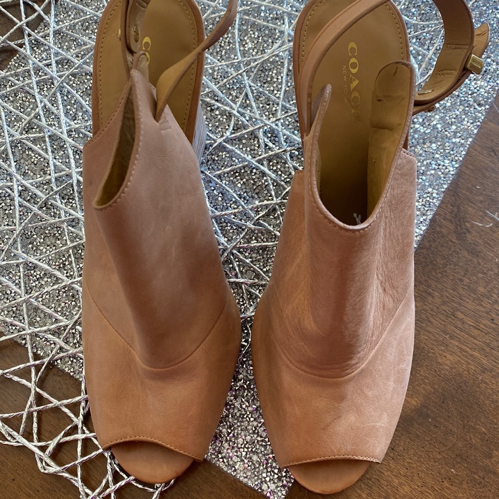 Coach wedge heeled sandals